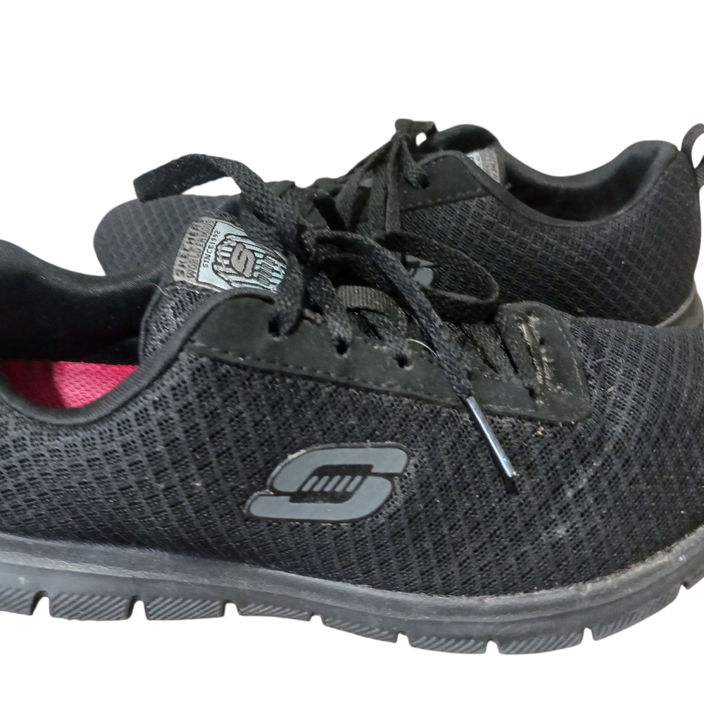 Skechers Black Athletic Shoes